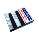 Баллончики для перьевой ручки "Centropen" синие 06 шт./в картонной упаковке оптом