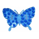 Мини-коврик для ванны «Ажурная бабочка», 9?12 см, цвет МИКС оптом