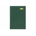 2022 Ежедневник датированный 2022 (145х215 мм), А5, STAFF, твердая обложка бумвинил, зеленый, 113340 оптом
