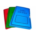 Папка для бумаг A4 ДЕЛО № с завязками картонная цветная мелованная (280-300 гр/м2), ассорти оптом