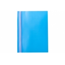 Скоросшиватель OfficeSpace, голубой А4, 160мкм,с прозр. верхом оптом
