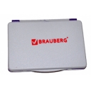Штемпельная подушка фиолетовая краска 100*80 мм (рабочая поверхность 90*50 мм), BRAUBERG, оптом