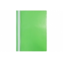 Папка-скоросшиватель пластик. OfficeSpace, А4, 120мкм, зеленая с прозр. верхом оптом