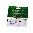 Материал декоративный Greenwich Line "Глазки", цветные, ассорти, 20шт оптом