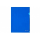 Папка-уголок А4 синяя 0,10мм, BRAUBERG EXTRA, 271699 оптом