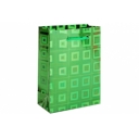 Пакет голография 8 х 11 х 4 см, цвет зелёный, рисунок МИКС оптом