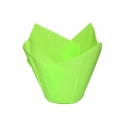 Форма для выпечки "Тюльпан", зеленый, 5 х 8 см 4572049 оптом