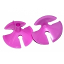 Держатель-зажим для шаров, d=0,6 см, цвет светло-розовый оптом