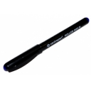 Ручка-роллер CENTROPEN, СИНЯЯ, трехгранная, корпус черный, узел 0,7 мм, линия письма 0,6 мм, 4665, 3 оптом