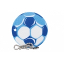 Брелок-подвеска светоотражающий "Мяч футбольный синий", 50 мм оптом