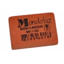 Резинка стирательная KOH-I-NOOR "Mondeluz", прямоуг, 31х21х7мм, оранжевая, картонный дисплей,6811/60 оптом