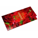 Конверт для денег "В День Юбилея!" Красные розы 7558657 оптом