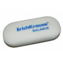 Ластик ERICH KRAUSE "Balance", 40x28x12 мм, белый, картонный дисплей, 34638 оптом