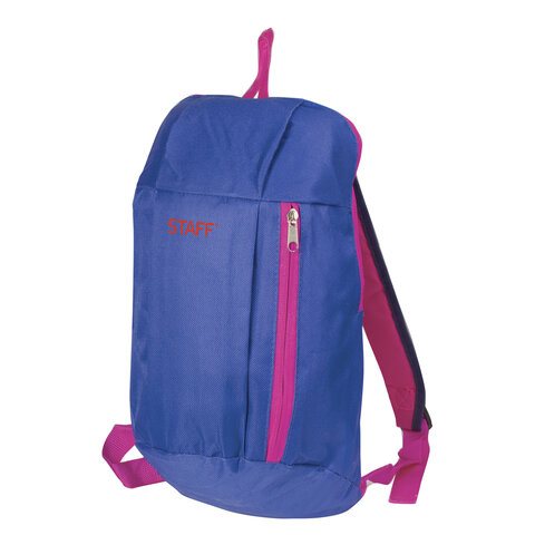 Рюкзак STAFF "AIR" компактный, синий с розовыми деталями, 40х23х16 см, 226374 оптом