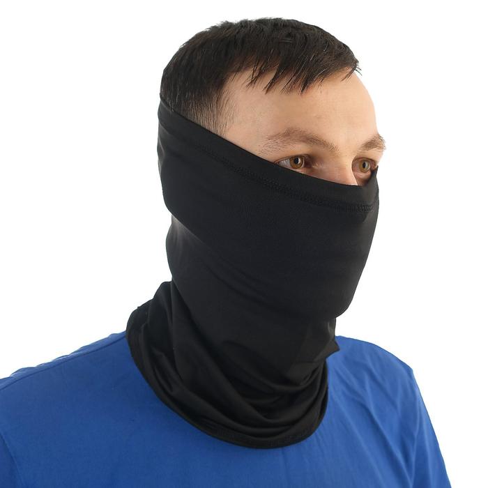 Ветрозащитная маска, размер универсальный, черный оптом