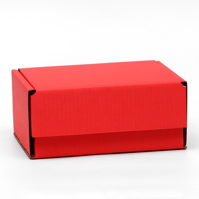 Коробка самосборная, красная, 22 х 16,5 х 10 см, оптом