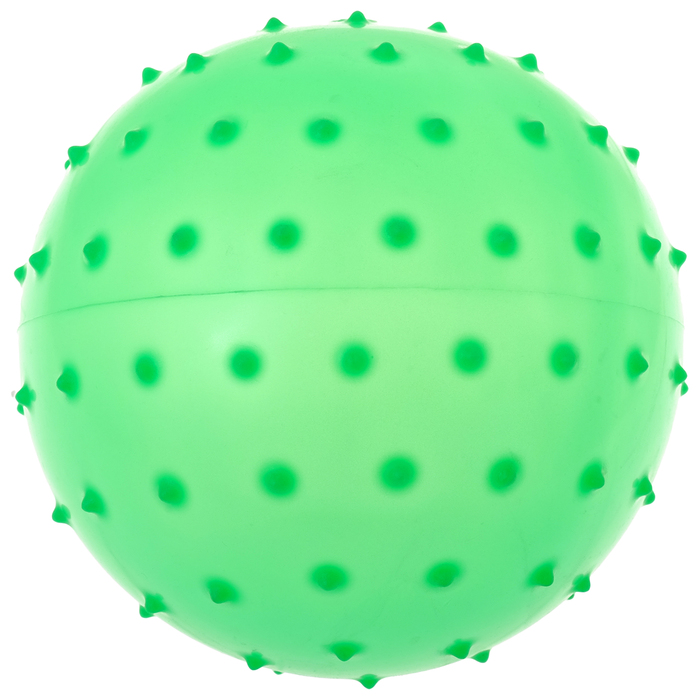 Мячик массажный, матовый пластизоль, d=12 см, 24 г, МИКС оптом