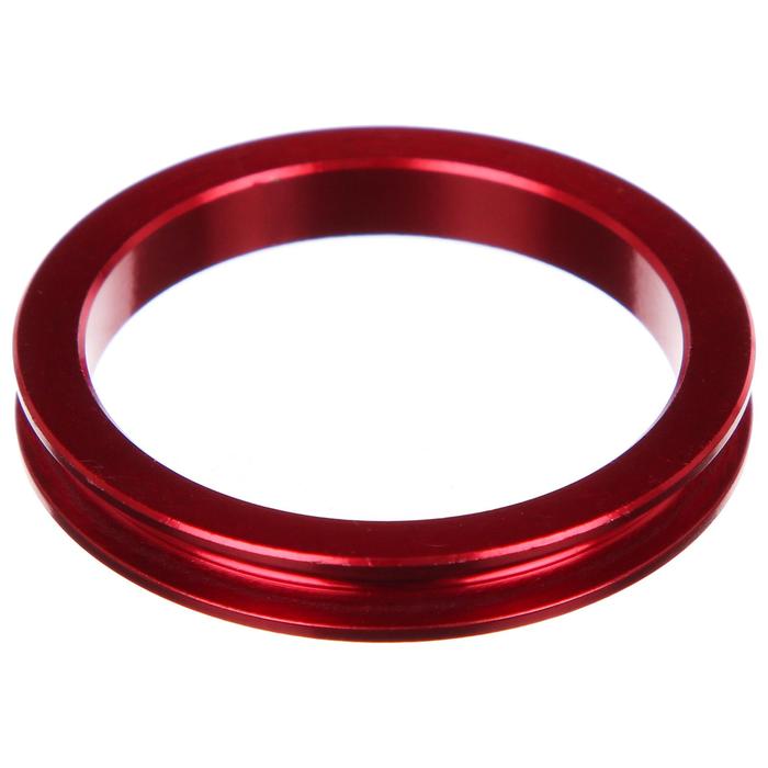 Кольцо проставочное 1-1/8"х5мм SPACER-R, алюминий, цвет красный оптом