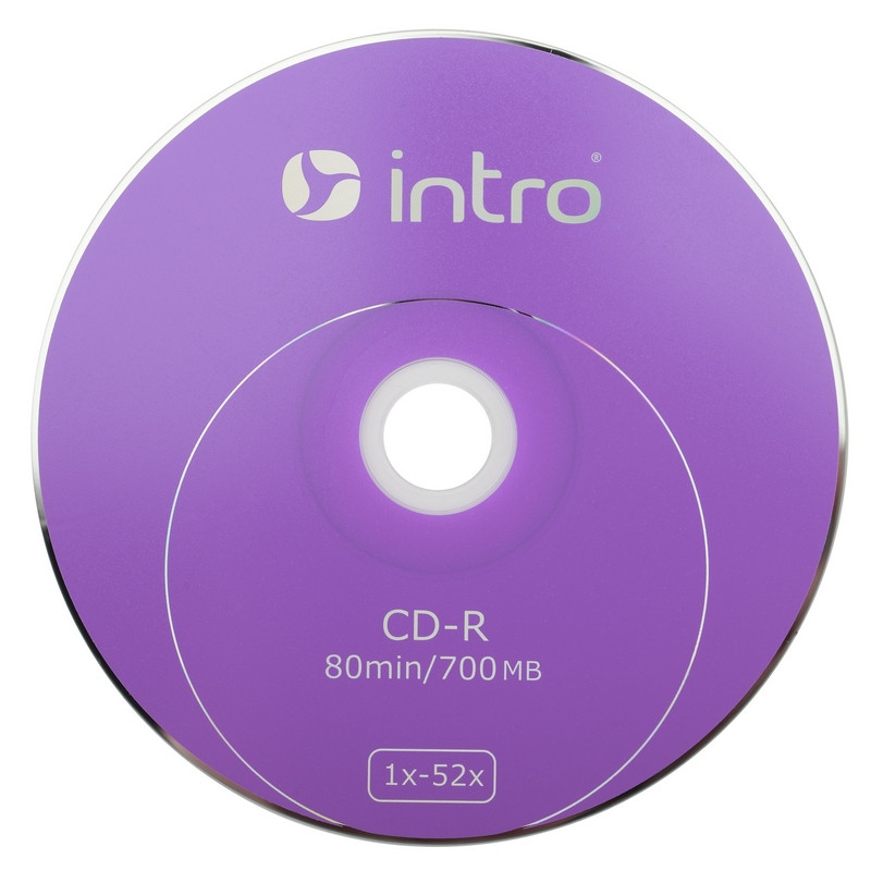 Носители информации CD-R, 52x, Intro, конверт/1, Б0016199 оптом