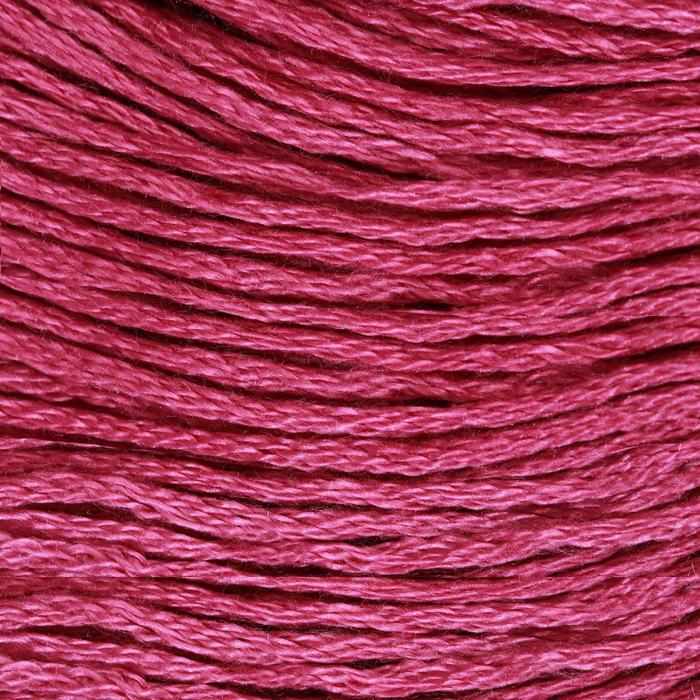 Нитки мулине, 8 ± 1 м, цвет розово-малиновый №3607 оптом