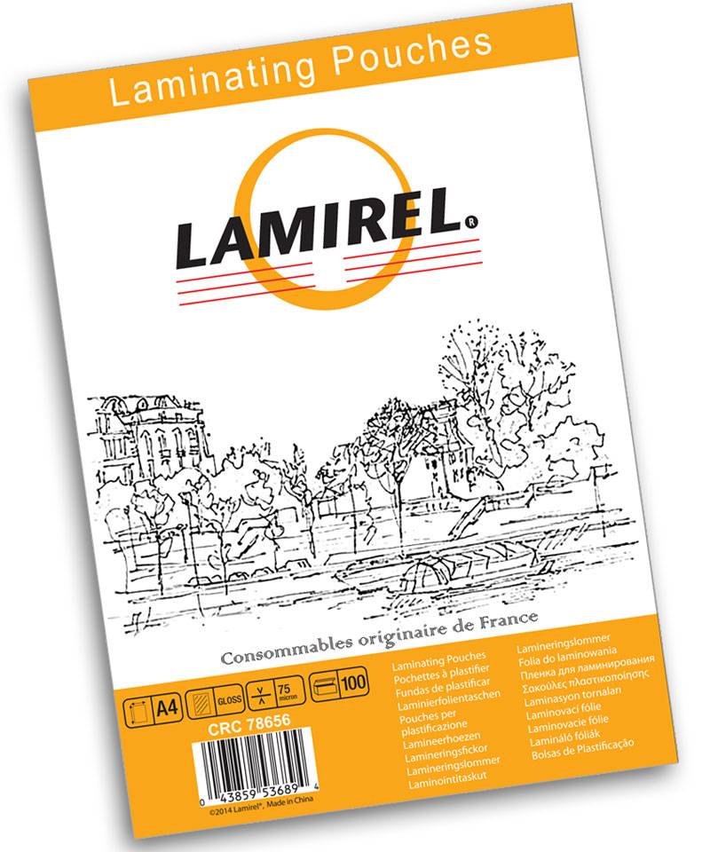 Пленка для ламинирования LAMIREL А4 75 мкм оптом