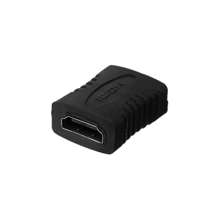 Переходник LuazON PL-004, HDMI (f) - HDMI (f), черный оптом
