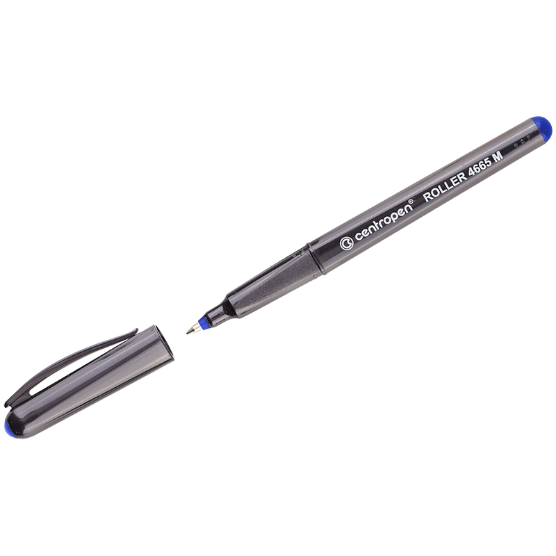 Ручка-роллер Centropen "4665" синяя, 0,7мм, трехгран., одноразовая оптом