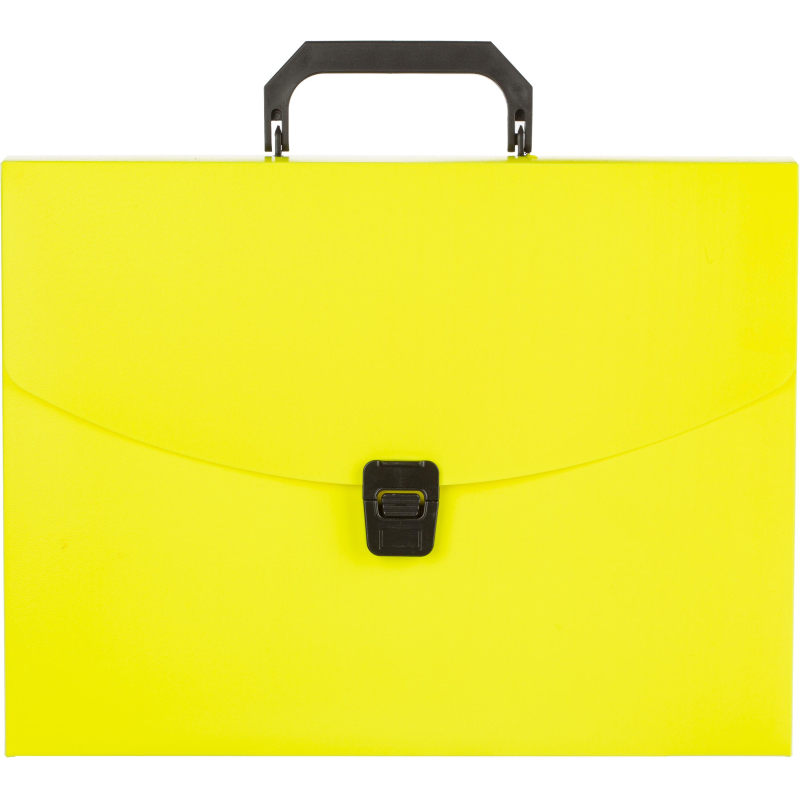 Папка-портфель 1 отделение Attache Neon желтый оптом