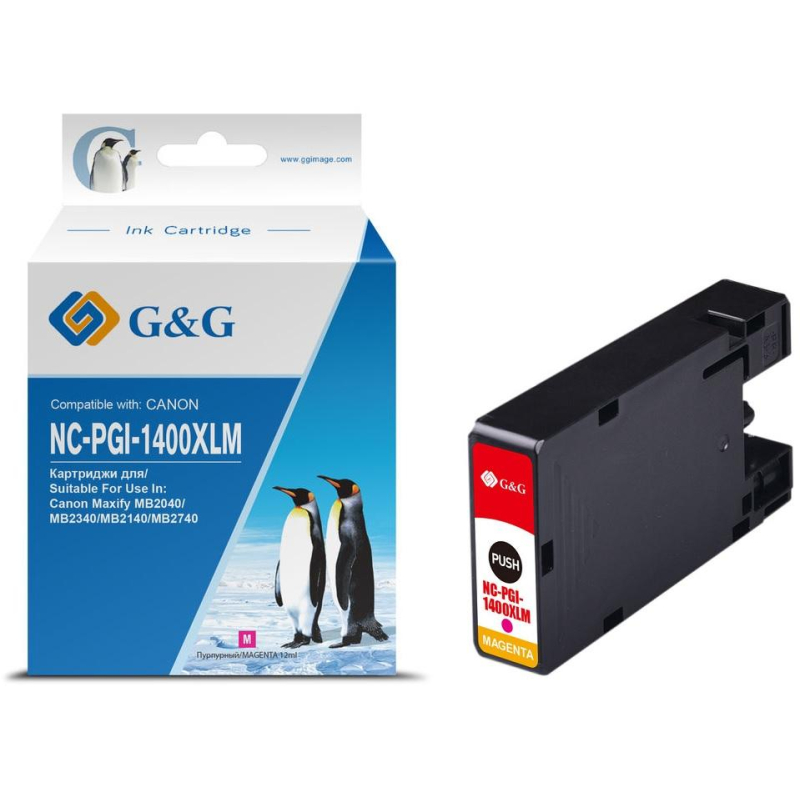   G&G PGI-1400XL M .  Canon MB2050/MB2350/MB2040 