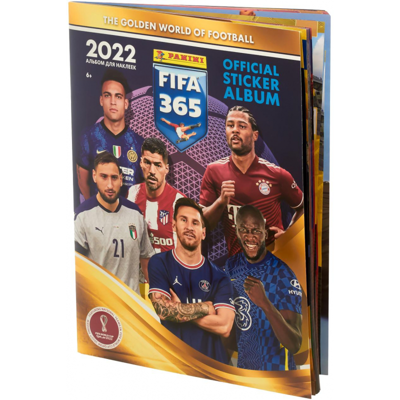Альбом Panini FIFA 365 -2022, (5шт.в пакетике), сезон 2021-22 оптом