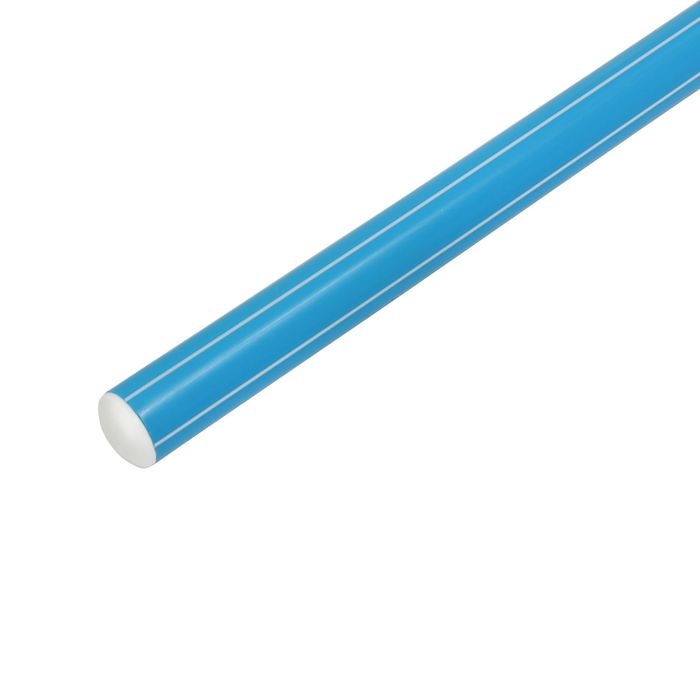 Палка гимнастическая 90 см, цвет голубой оптом