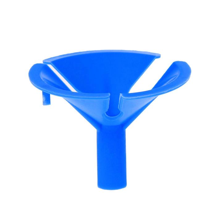 Держатель-зажим для шаров, отверстие 0,6 см, d=4,5 см, цвет синий оптом