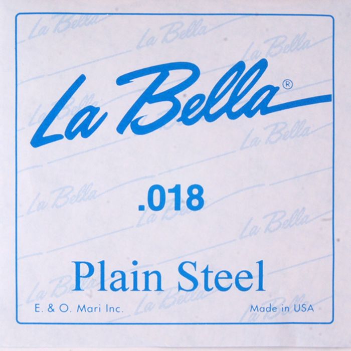 Отдельная стальная струна La Bella PS018 без оплетки, 018 оптом