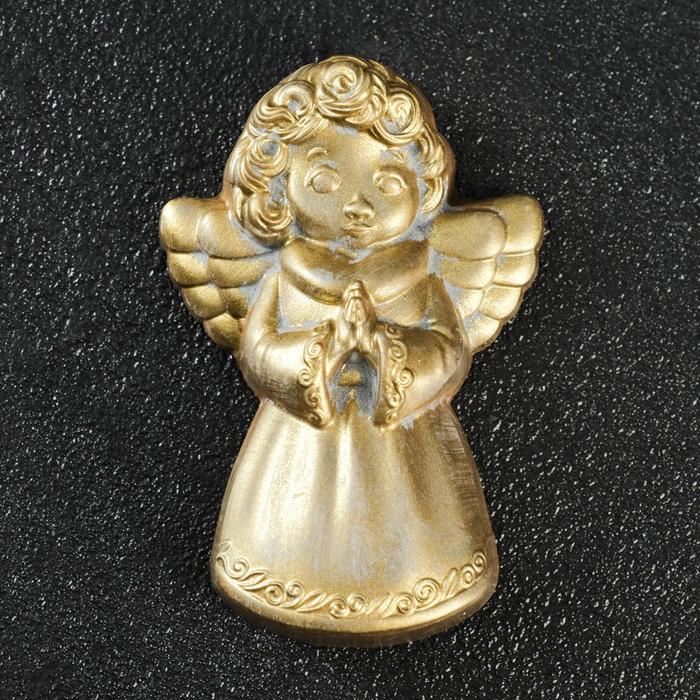 Фигура с подвесом "Молящийся ангел" латунь, 13х6х2 см оптом