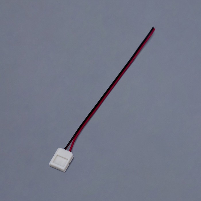 Кабель соединительный Ecola LED strip, 2-х конт. зажимный разъем 10 мм, 15 см, 1 шт. оптом