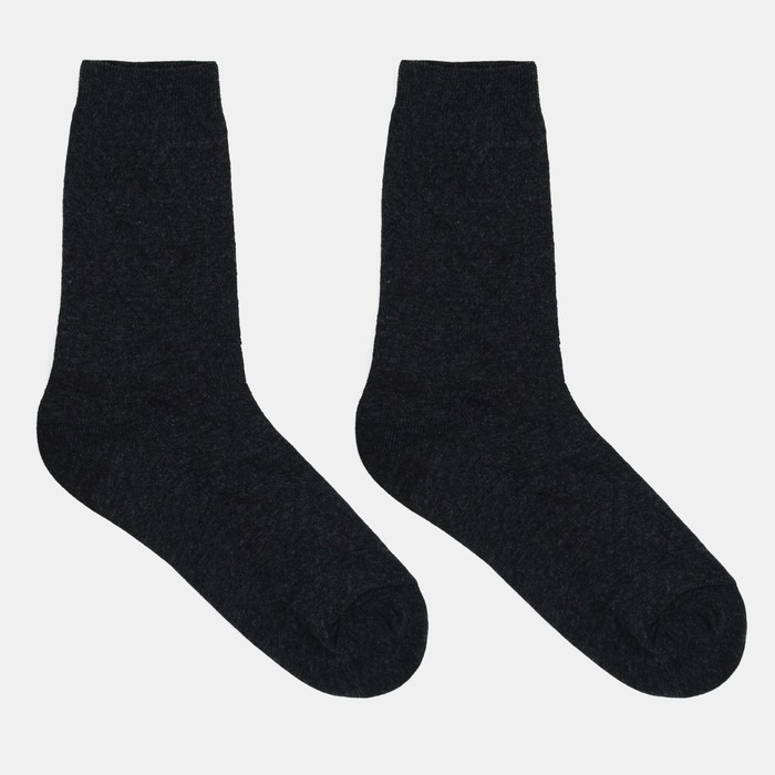 Носки мужские, цвет тёмно-серый, размер 27 оптом
