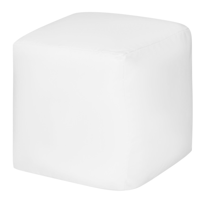 Пуфик «Куб», оксфорд, цвет белый оптом