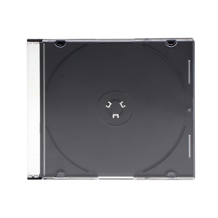 Бокс CDB-sl для CD/DVD дисков, вместимость 1 шт, пластик, прозрачный оптом