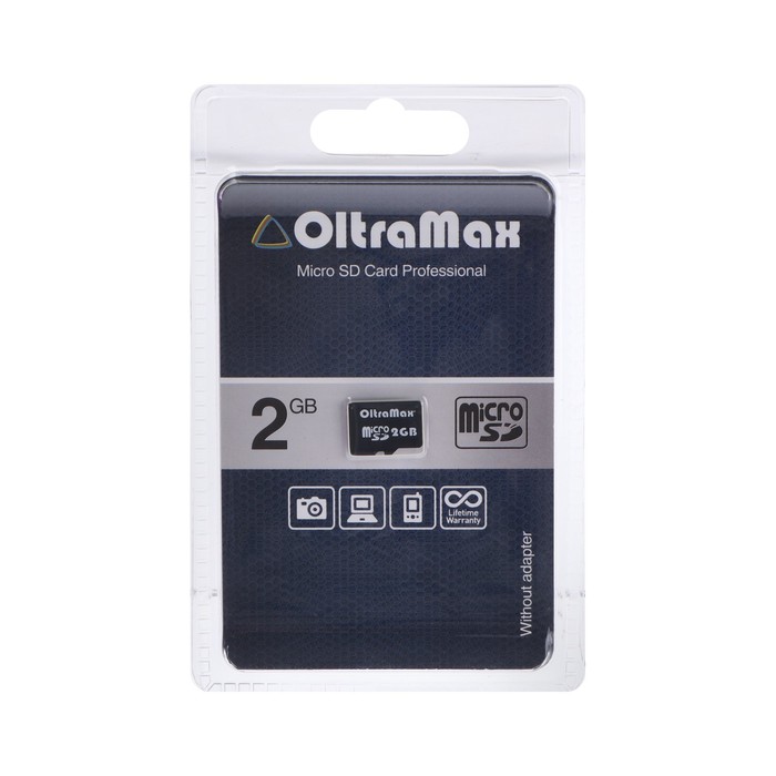 Карта памяти OltraMax MicroSD, 2 Гб, SDHC, класс 2 оптом