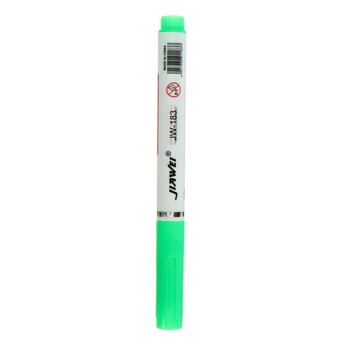 Маркер текстовыделитель, наконечник скошенный 4 мм, зелёный оптом
