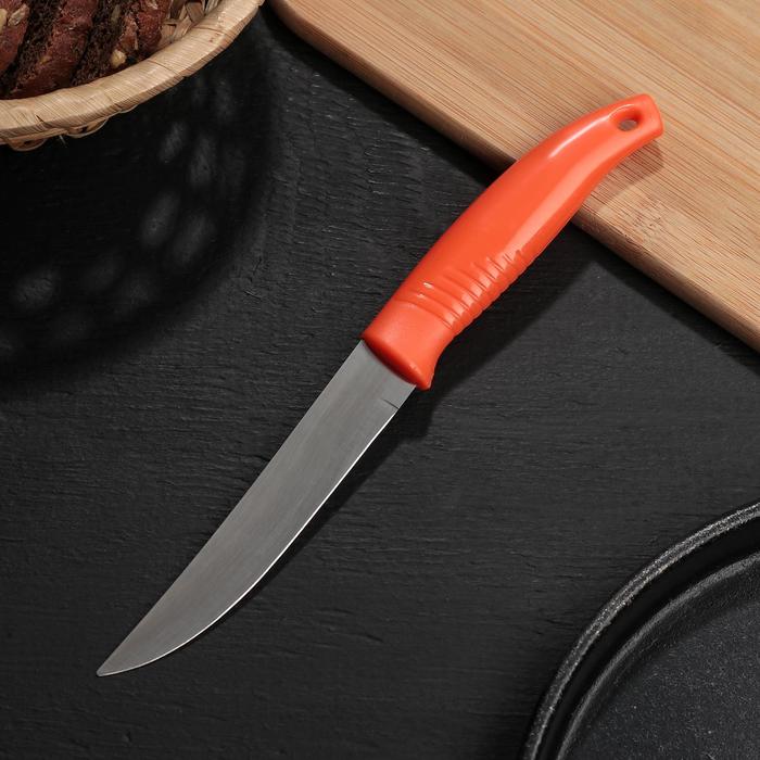 Нож кухонный «Ланфорд», лезвие 11 см, цвет МИКС оптом
