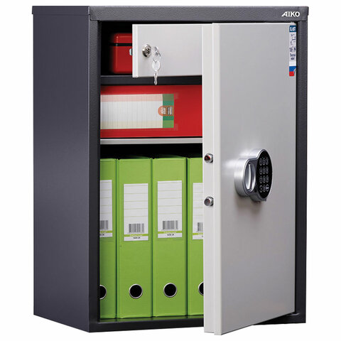 Шкаф металлический для документов AIKO "SL-65ТEL" ГРАФИТ, 630х460х340 мм, 17 кг, S10799060902 оптом
