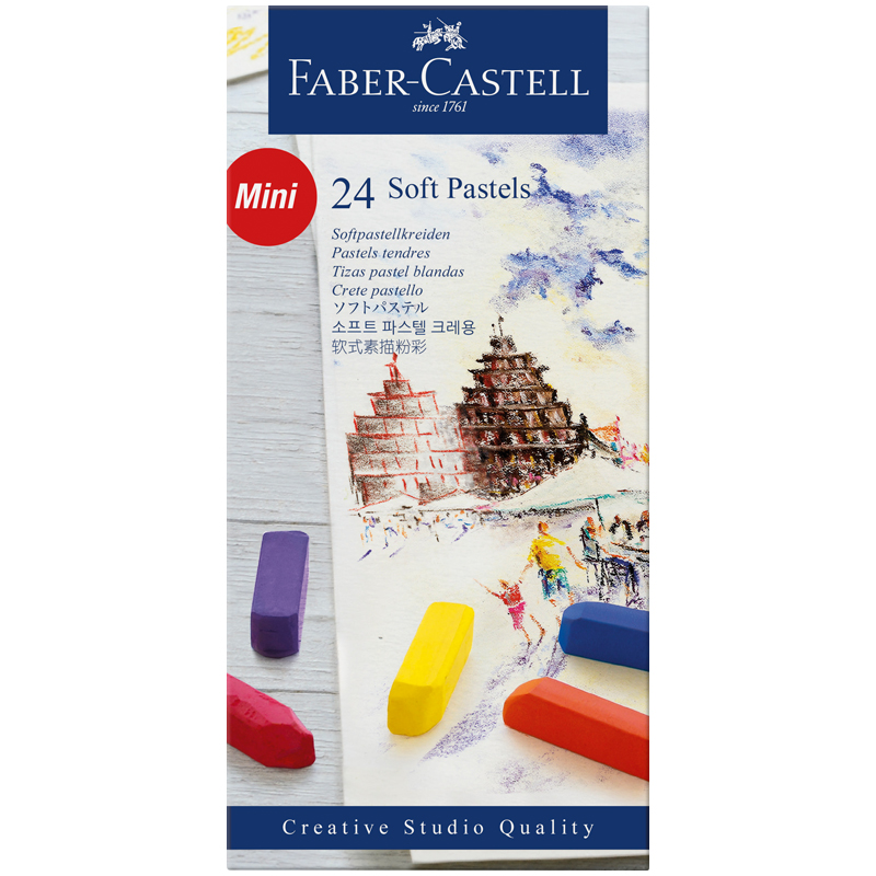  Faber-Castell "Soft pastels", 24 , , .  