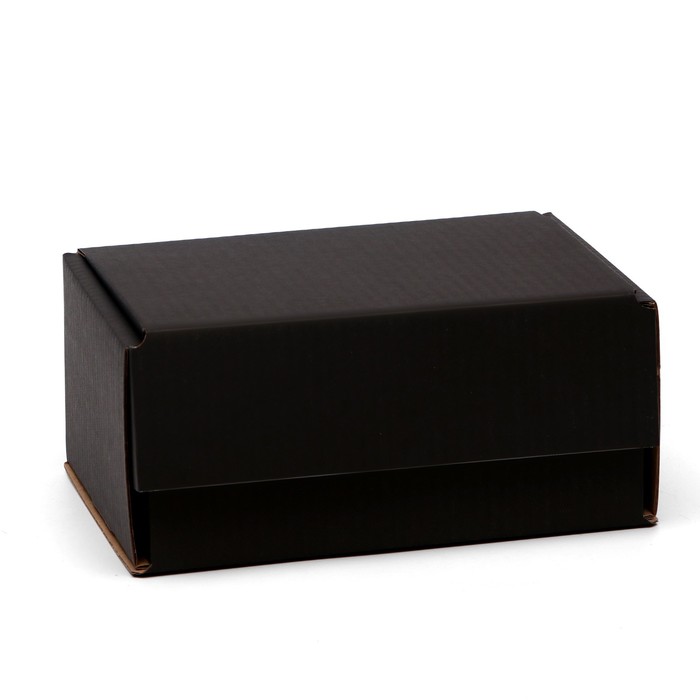 Коробка самосборная, черная, 22 х 16,5 х 10 см оптом