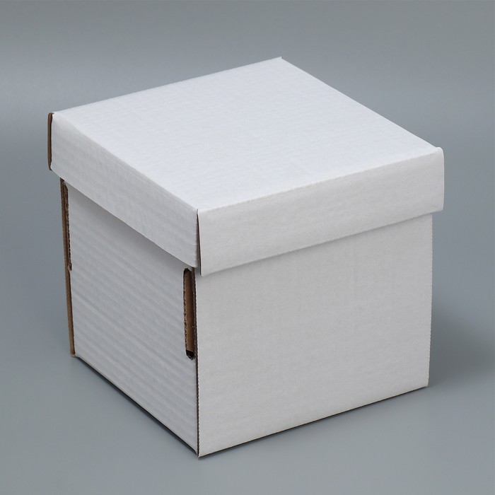 Складная коробка «Белая», 15х15х15 см оптом