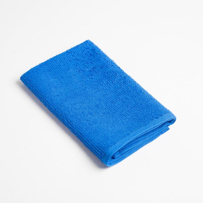 Салфетка махровая универсальная для уборки Экономь и Я, синий, 100% хл оптом