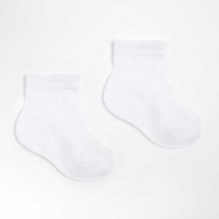 Носки детские, цвет белый, размер 33-35 (22 см) оптом