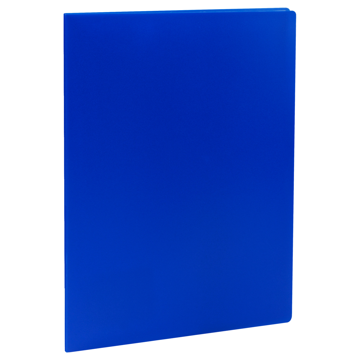 Папка с 10 вкладышами СТАММ А4, 9мм, 500мкм, пластик, синяя оптом