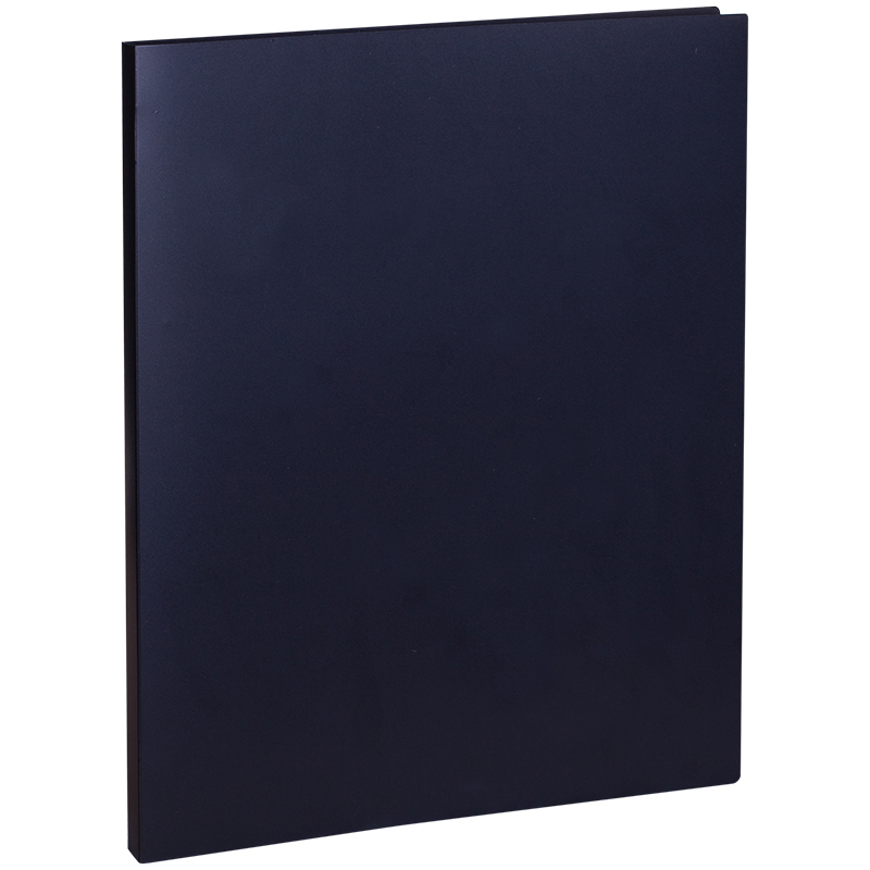 Папка с боковым зажимом OfficeSpace А4, 14мм, 450мкм, пластик, черная оптом