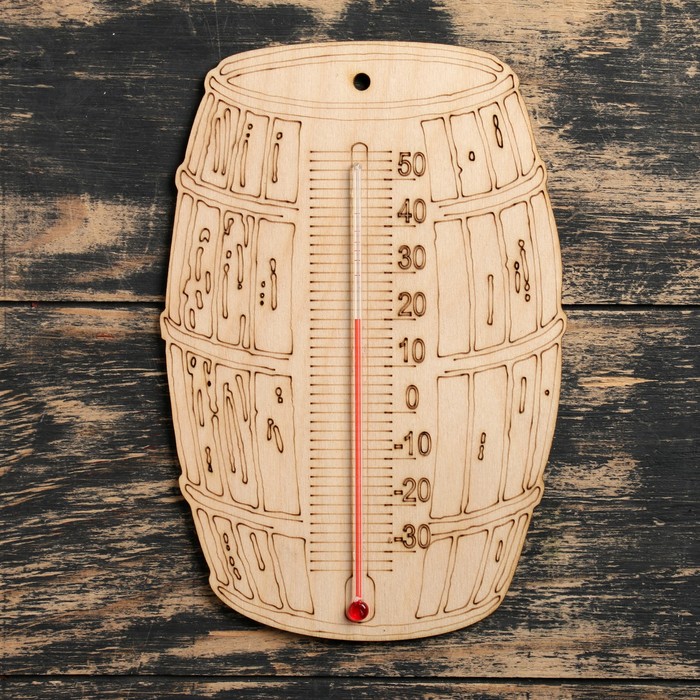 Термометр "Бочка" 19,4х13,3 см оптом